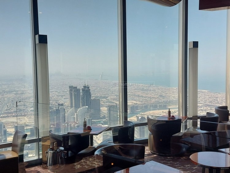 Atmosphere Restaurant; All the world's food in Dubai land