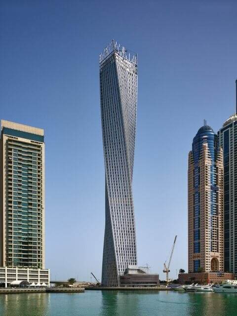Dubai's Kian Tower with a height of 306 meters