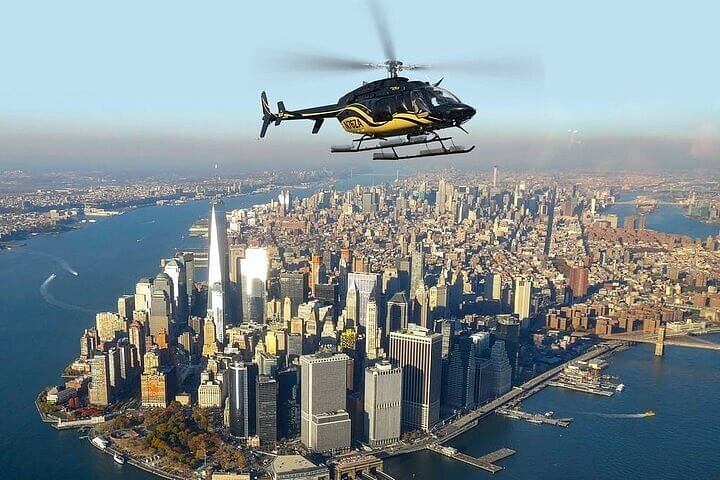 Exclusive helicopter tour over the city