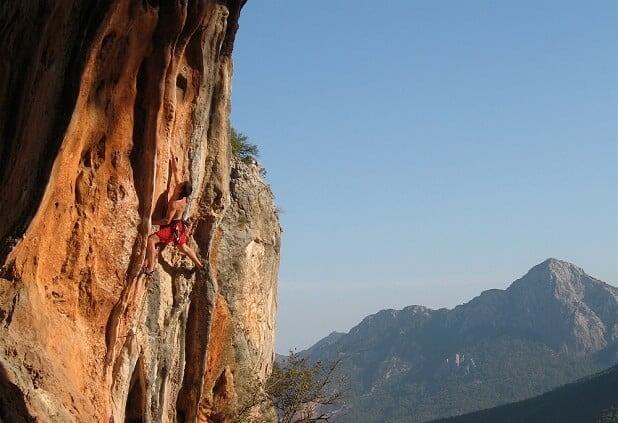 water rock climbing