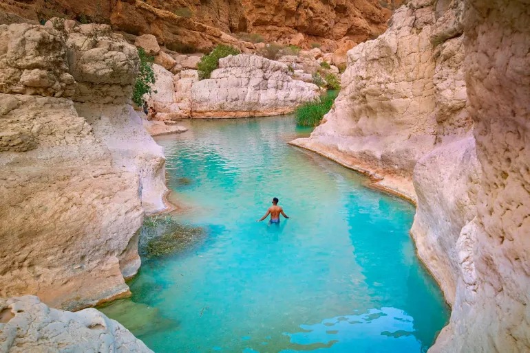 Wadi Shab in Muscat